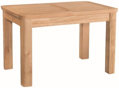 Product photograph of Treviso Oak 4-6 Seater Extending Dining Table from Choice Furniture Superstore