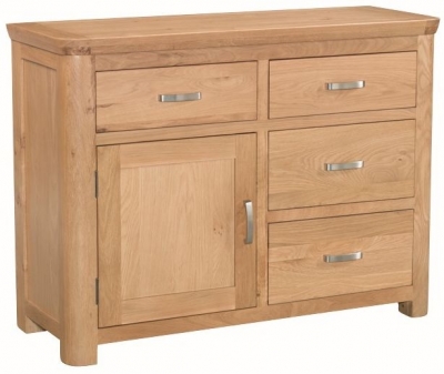 Product photograph of Treviso Oak Small Sideboard from Choice Furniture Superstore