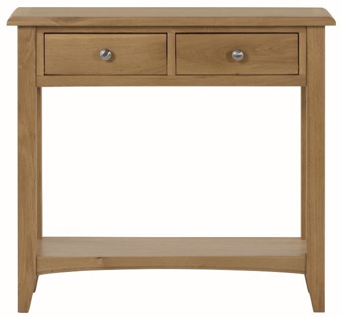 Kilkenny Oak 2 Drawer Console Table