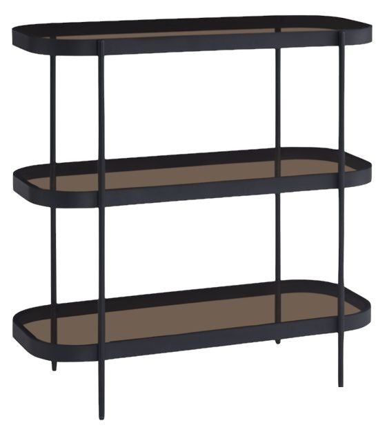 Soho Walnut Low Bookcase