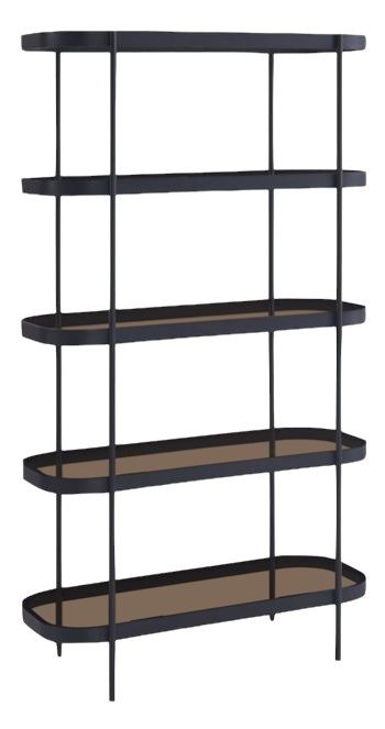 Soho Walnut High Bookcase