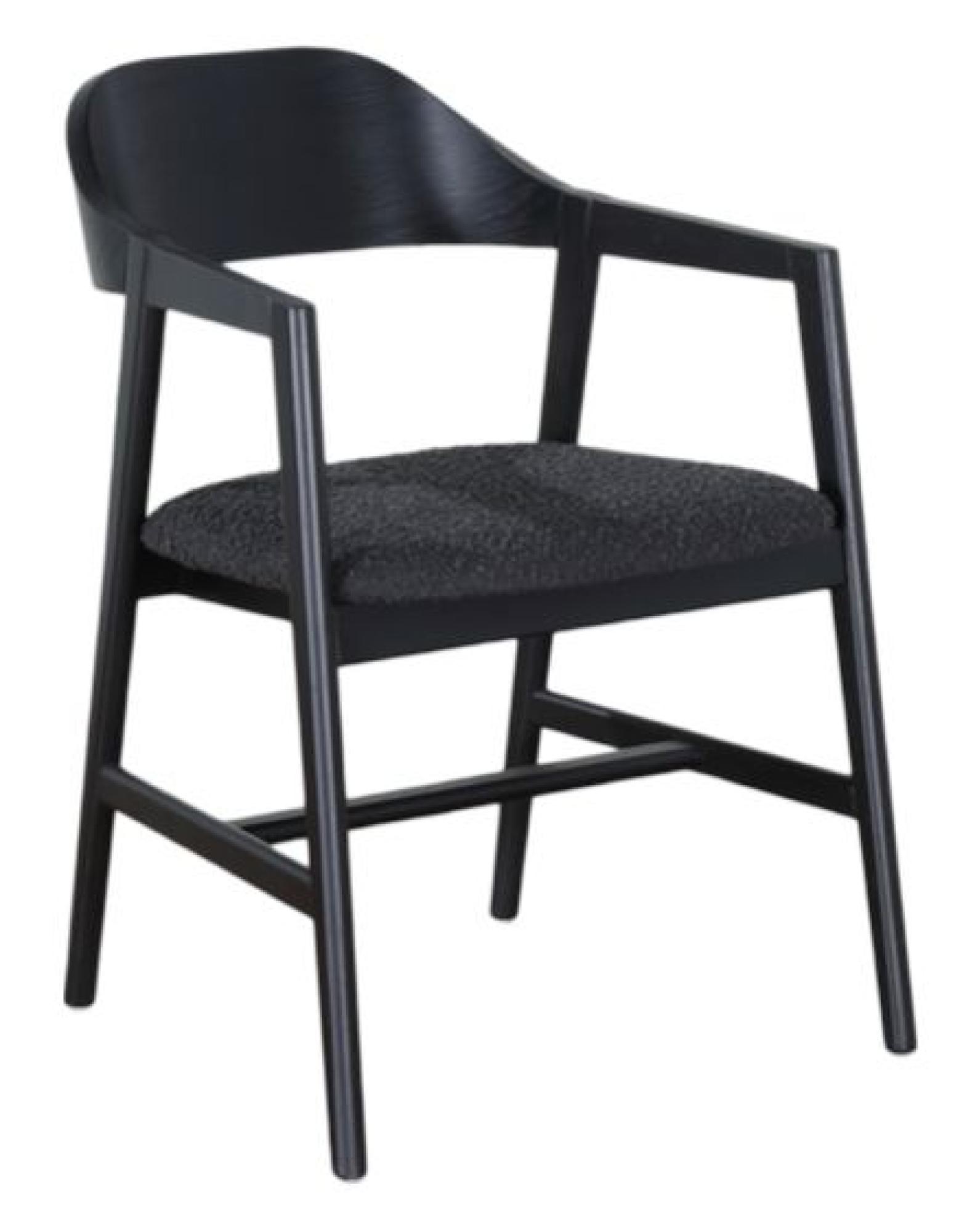 2 x Carrington Black Oak Carver Dining Chair
