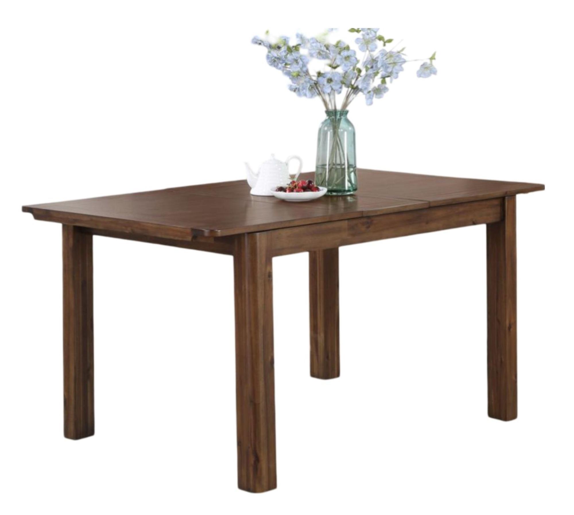 Monterey Acacia Wood 4-6 Seater Extending Dining Table