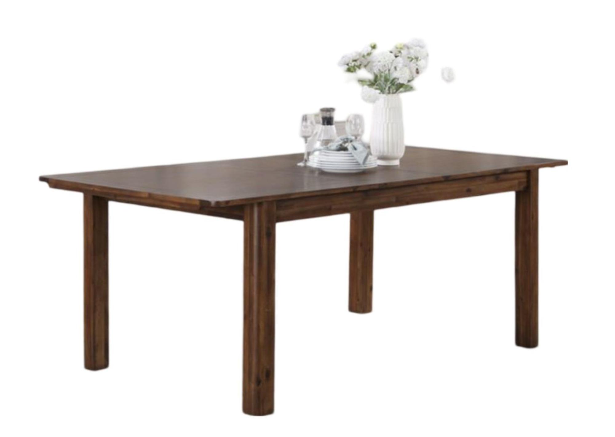 Monterey Acacia Wood 6-8 Seater Extending Dining Table