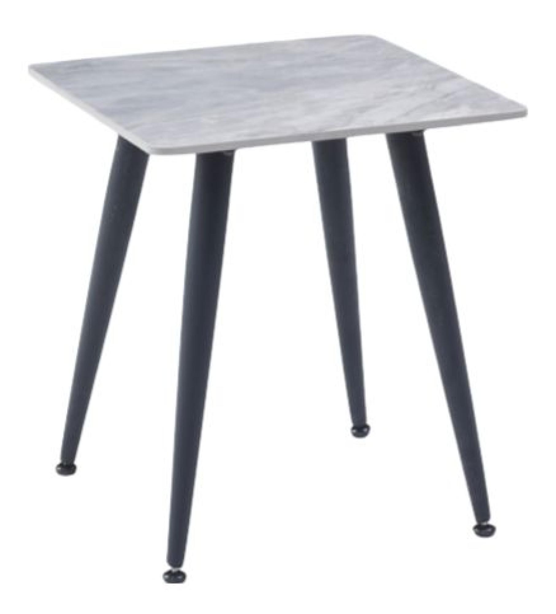 Argenta Grey Sintered Stone End Table