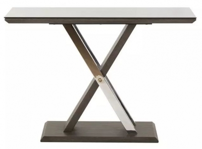 Product photograph of Orwin Grey Walnut Console Table from Choice Furniture Superstore