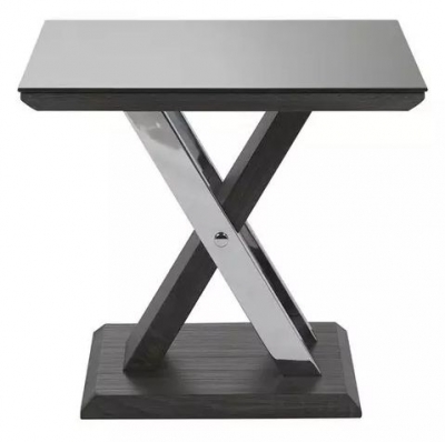 Product photograph of Orwin Grey Walnut Side Table from Choice Furniture Superstore