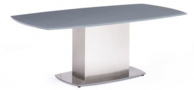 Product photograph of Olivia Grey Glass Coffee Table from Choice Furniture Superstore