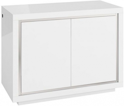 Product photograph of Hansen High Gloss 2 Door Medium Sideboard With Led Light from Choice Furniture Superstore