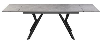 Murano Grey Ceramic Extending Dining Table 180cm260cm