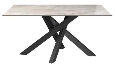 Brando 160cm Light Grey Ceramic Dining Table