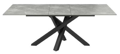 Brando Grey Ceramic Extending Dining Table 160cm200cm