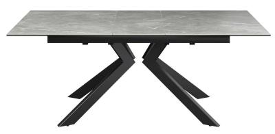 Azzaro Grey Ceramic Extending Dining Table 160cm200cm