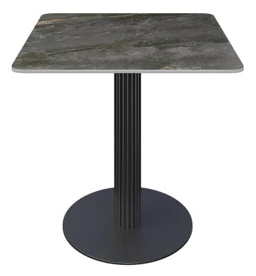 Cartier 80cm Grey Ceramic Square Dining Table