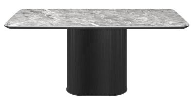 Roberto 180cm Light Grey Ceramic Dining Table