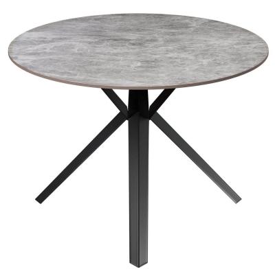 Vitalli 120cm Grey Ceramic Round Dining Table