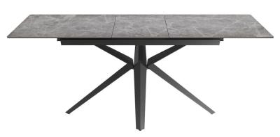 Vitalli Grey Ceramic Extending Dining Table 160cm200cm