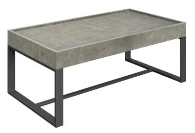 Corum Grey Concrete Effect 110cm Coffee Table