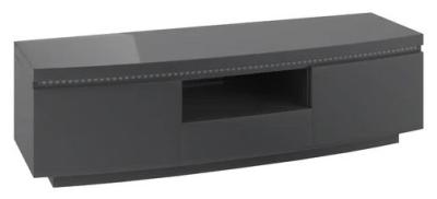 Product photograph of Florence Grey Entertainment Unit With Led from Choice Furniture Superstore
