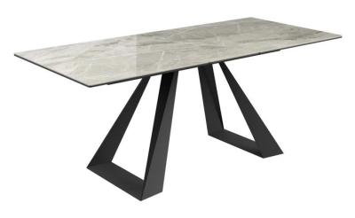 Product photograph of Lavante Grey Ceramic 6-8 Seater Extending Dining Table from Choice Furniture Superstore