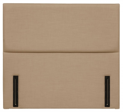 Product photograph of St Tropez Oatmeal Fabric Floor Standing Headboard from Choice Furniture Superstore