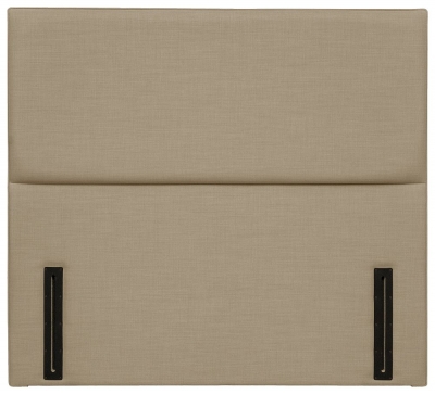 Product photograph of St Tropez Sand Floorstanding Fabric Headboard from Choice Furniture Superstore