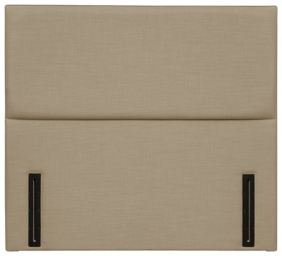 Product photograph of St Tropez Sand Fabric Floor Standing Headboard from Choice Furniture Superstore