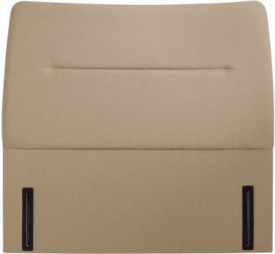 Product photograph of Austin Beige Fabric Floor Standing Headboard from Choice Furniture Superstore