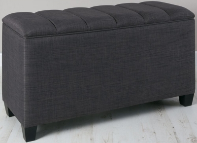 Product photograph of Burgundy Fabric Ottoman from Choice Furniture Superstore