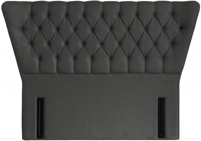 Product photograph of Charlotte Granite Floorstanding Fabric Headboard from Choice Furniture Superstore