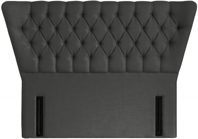 Product photograph of Charlotte Granite Fabric Floor Standing Headboard from Choice Furniture Superstore