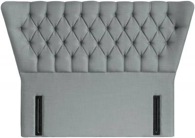 Product photograph of Charlotte Sky Floorstanding Fabric Headboard from Choice Furniture Superstore