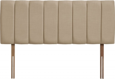 Product photograph of Florence Beige Fabric Headboard from Choice Furniture Superstore