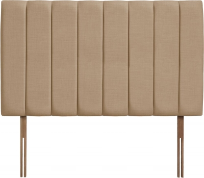 Product photograph of Florence Grand Oatmeal Fabric Headboard from Choice Furniture Superstore