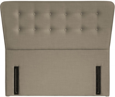 Product photograph of Manhattan Fudge Fabric Floor Standing Headboard from Choice Furniture Superstore