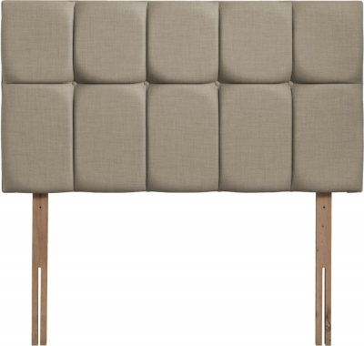 Product photograph of Milan Fudge Fabric Headboard from Choice Furniture Superstore