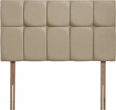 Product photograph of Milan Sand Fabric Headboard from Choice Furniture Superstore