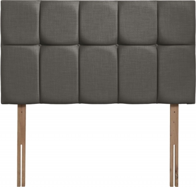 Product photograph of Milan Slate Fabric Headboard from Choice Furniture Superstore