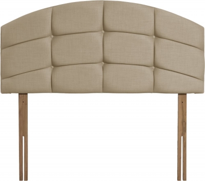 Product photograph of Pesaro Sand Fabric Headboard from Choice Furniture Superstore