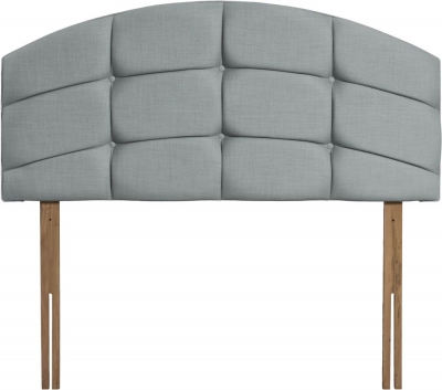 Product photograph of Pesaro Sky Fabric Headboard from Choice Furniture Superstore