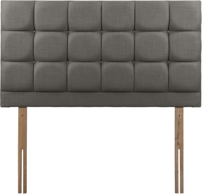 Product photograph of Roma Slate Fabric Headboard from Choice Furniture Superstore