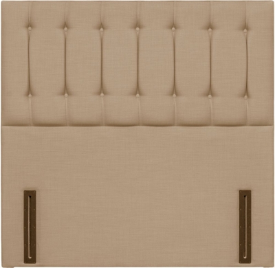 Product photograph of Tamar Grand Oatmeal Fabric Floor Standing Headboard from Choice Furniture Superstore