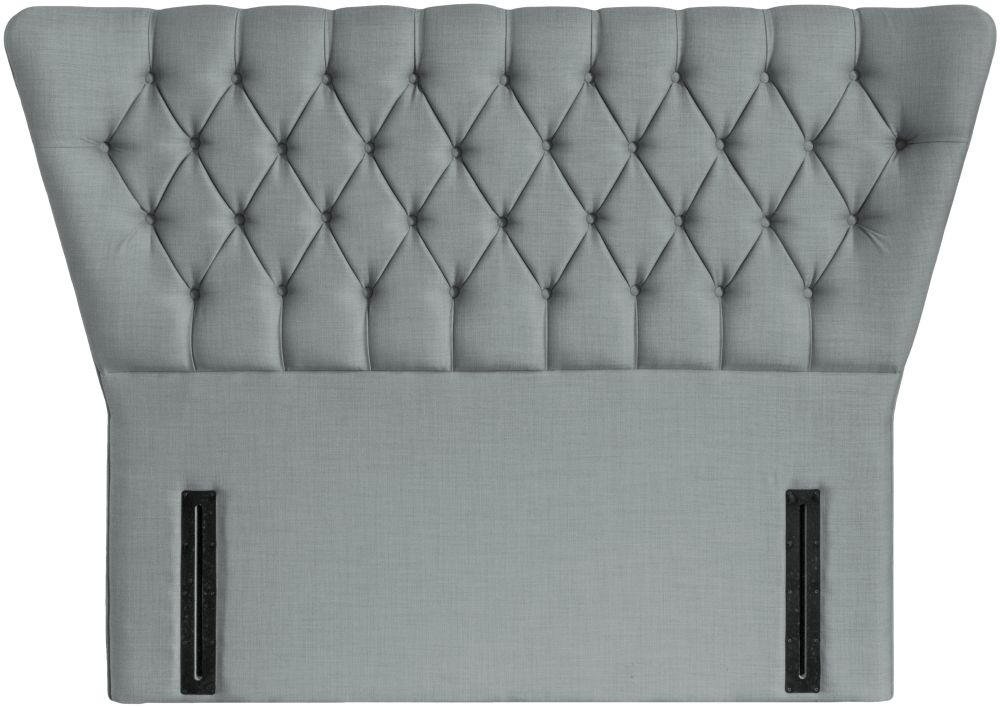 Charlotte Sky Fabric Floor Standing Headboard