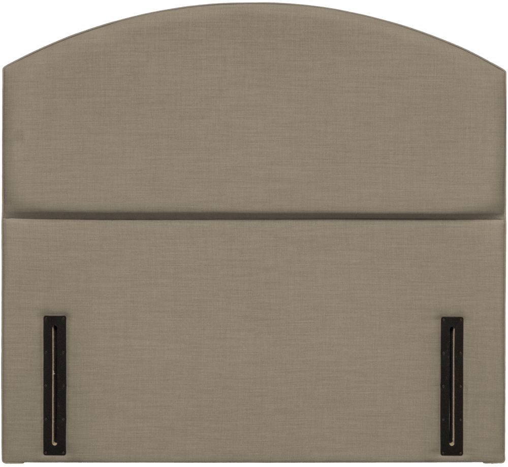 Monaco Fudge Fabric Floor Standing Headboard