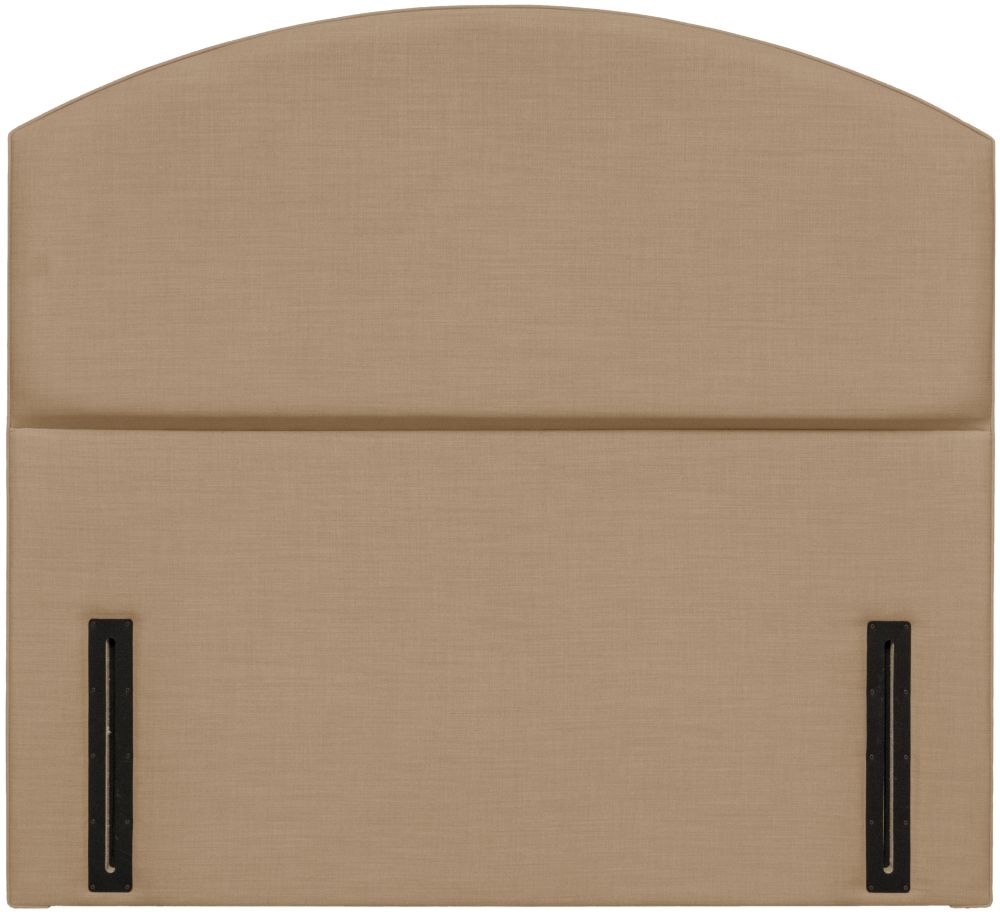 Monaco Oatmeal Fabric Floor Standing Headboard