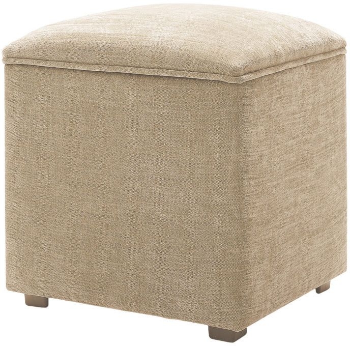 Small Fabric Ottoman