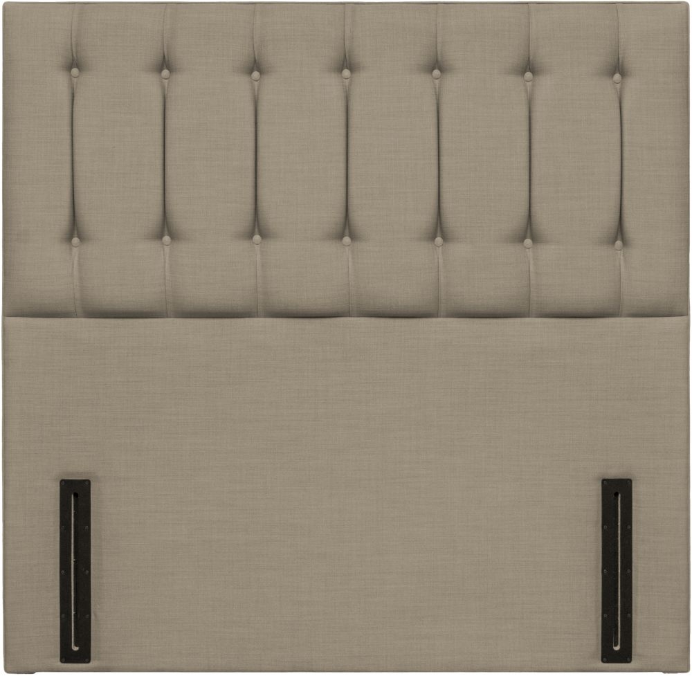 Tamar Grand Fudge Fabric Floor Standing Headboard