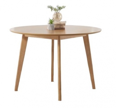 Maisie Oak 110cm Round Dining Table Clearance 731