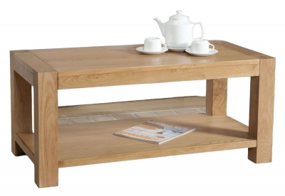 Product photograph of Milano Oak Coffee Table from Choice Furniture Superstore