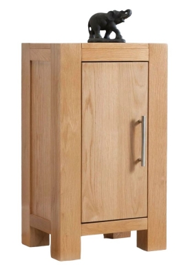 Product photograph of Milano Oak Compact Cabinet from Choice Furniture Superstore